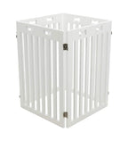 Trixie White Wooden 4-Part Barrier for Dogs