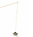 Danish Design Fatface Chase Stick Bee Cat Toy