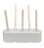 Trixie Ceramic Wood Food Manger for Small Pets