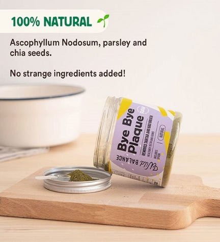 Wild Balance Bye Bye Plaque Supplement for Dogs & Cats