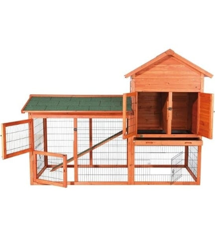 Trixie Natura Hutch with Large Enclosure for Small Pets