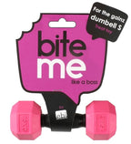 ebi Bite Me 'For the Gainz' Dumbbell Dog Toy