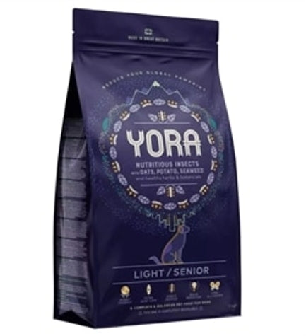 Yora Pet Foods Insect Protein Light Senior Dry Dog Food — 1.5KG