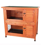 Trixie Natura Brown Hutch 2 Storey for Small Pets