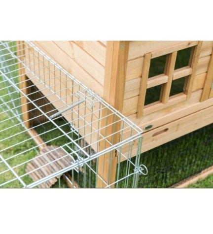 Trixie Natura Hutch with Covered Enclosure for Small Pets