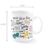 PetShop by Fringe Studio Chubby Cat Ceramic Mug