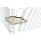 Trixie Landing Area with Wood Perches for Birds