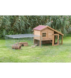 Trixie Natura Hutch with Covered Enclosure for Small Pets