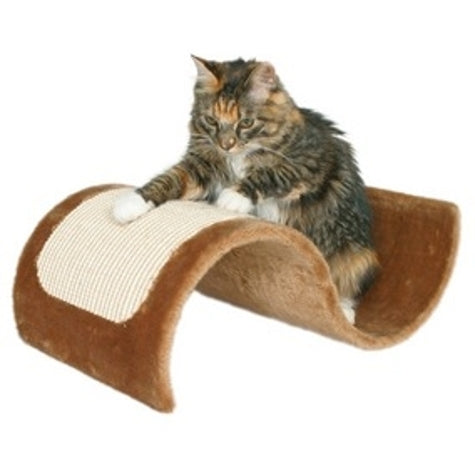 Trixie Wavy Scratching Wave for Cats — Grey / 50x18x29cm