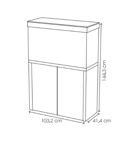 Ciano Emotions Nature One 100 Aquarium with Stand