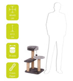 ebi Scratching Tree Trend Chestnut for Cats