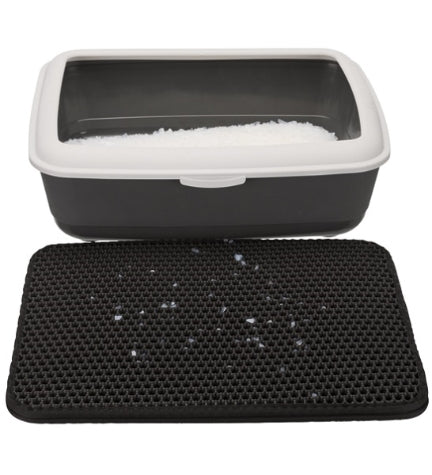 Trixie Sieve-Mat for Cat Litter Trays — Black / 40x55cm