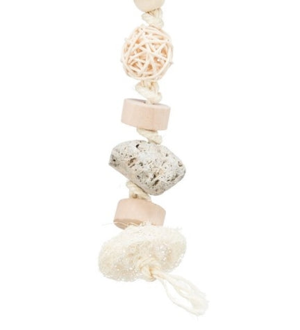 Trixie Coconut, Rattan & Lava Rock Natural Bird Toy