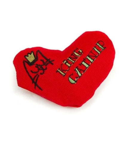 King Catnip Heart Cat Toy