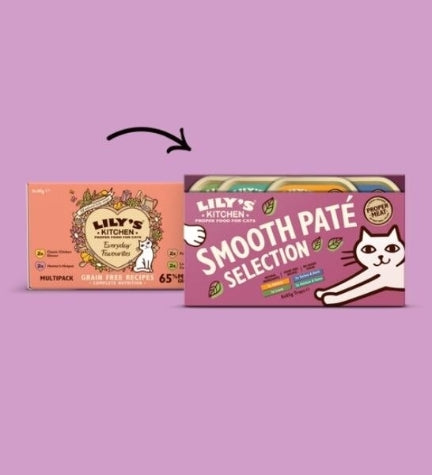 Lily's Kitchen Pate for Mature Cats Multipack Wet Cat Food 8X85G