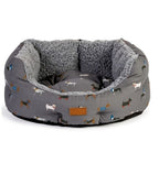 Danish Design FatFace Marching Dogs Deluxe Slumber Bed for Dogs