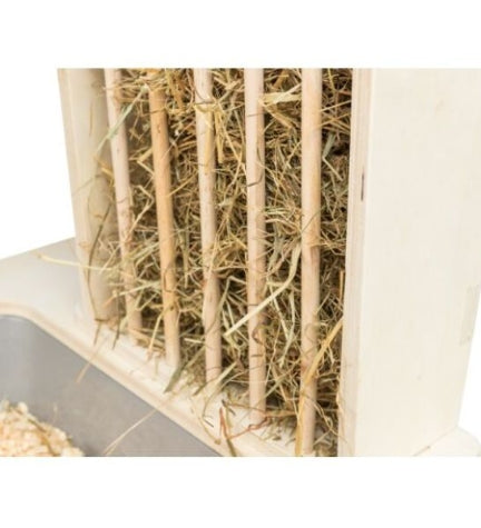 Trixie Feeding Station With Bowls & Hay Manger for Small Pets