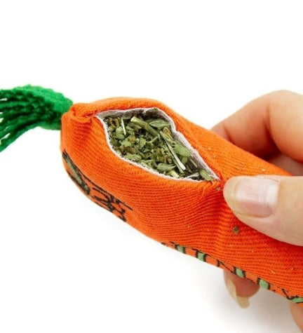 King Catnip Carrot Cat Toy