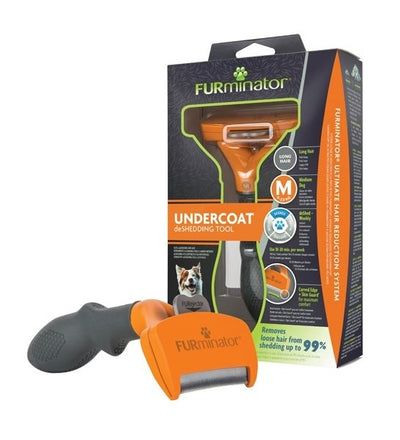 FURminator Undercoat DeShedding Tool for Long Hair Dogs