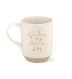 PetShop by Fringe Studio Love My Rescue Dog  Stoneware Mug