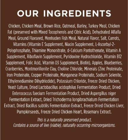 Instinct Be Natural Kibble Chicken & Brown Rice Dry Dog Food