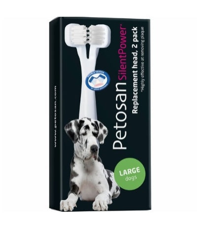 Petosan Silent Power Replacement Brush Head For Dogs