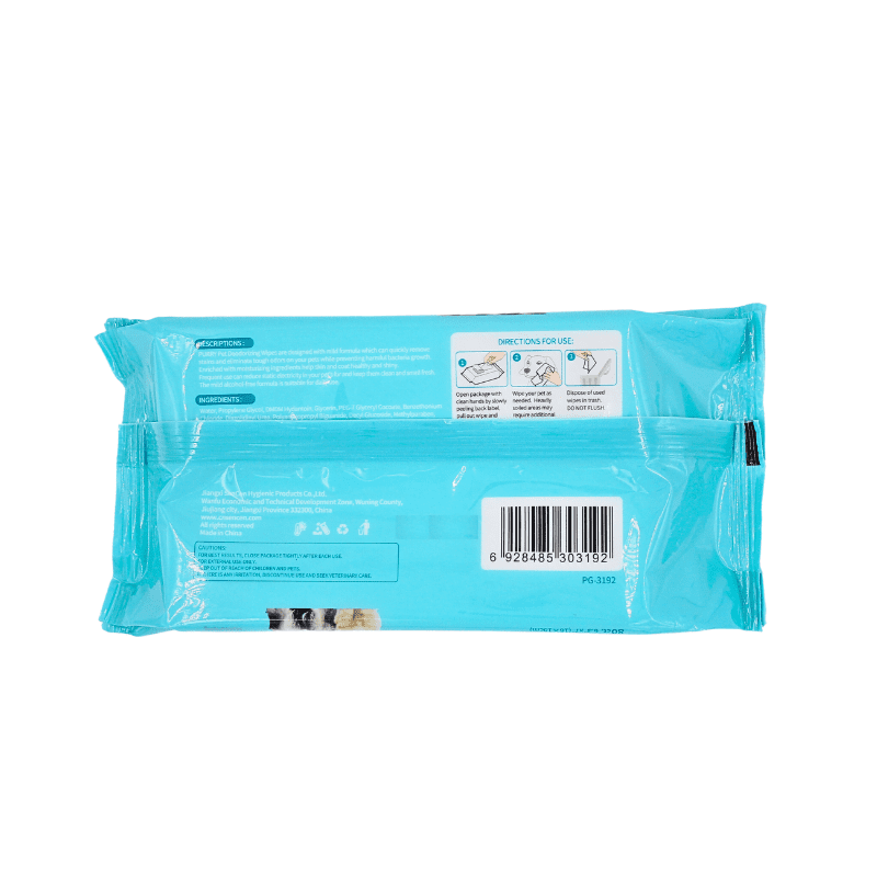 Purry Pet Wipes With Spring Water Scent (80Ct)-16*18Cm